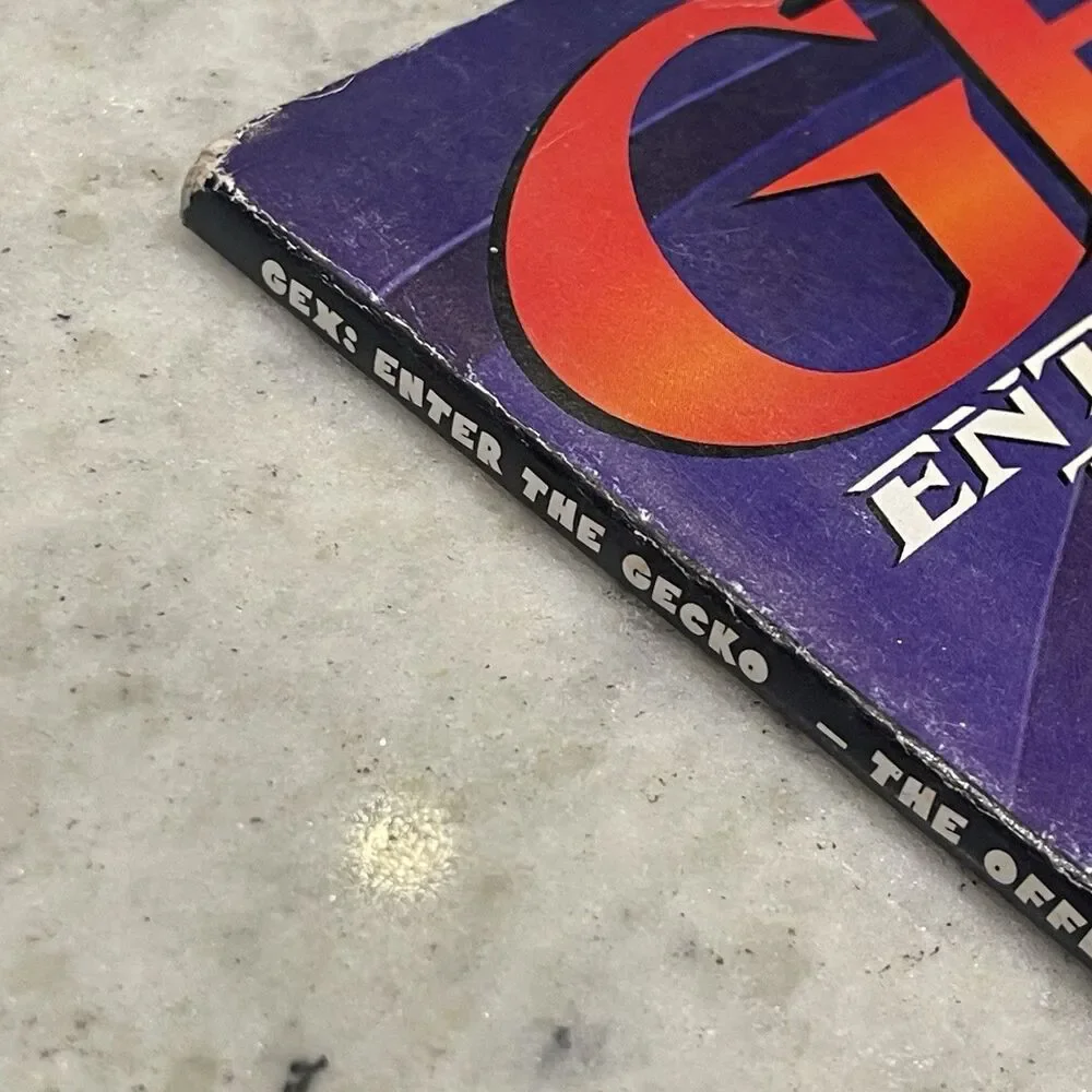 Gex Enter The Gecko (PS 1-PC) Official Strategy Guide By Dimension Rare & Clean